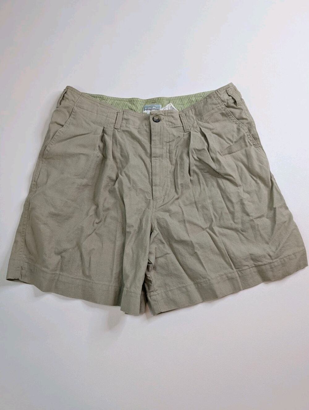 Vtg Deadstock NWT Patagonia Shorts 1991 Size 36 Cotton Made In Usa
